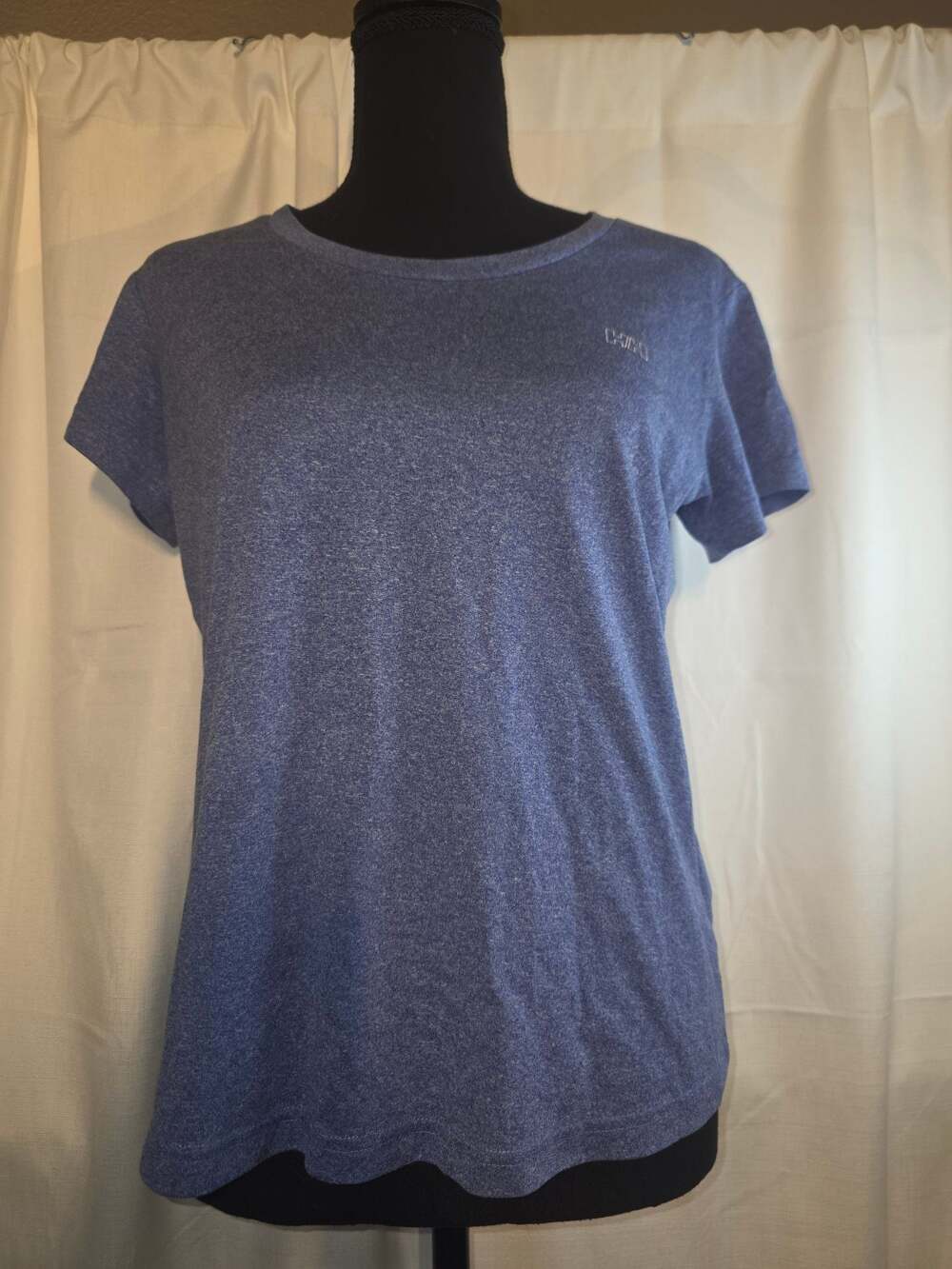 Helly Hansen Women's Blue Heather X-Cool Athletic Short Sleeve T-Shirt